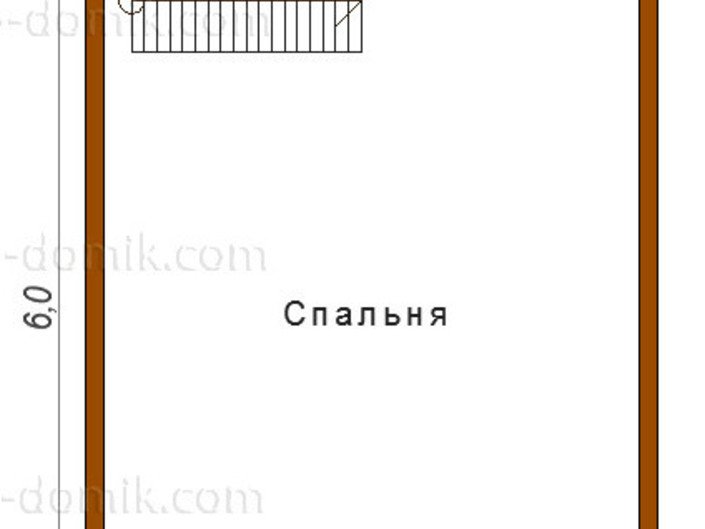 План дома «Сергей» 6х6