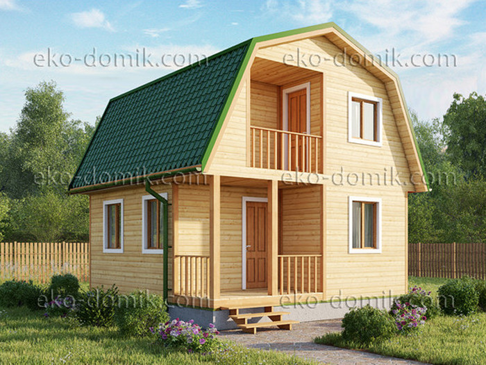 Проект дома «Егор» 6х6